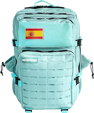 ELITRAINX V2 Mochila 45L Táctica Militar Bandera España Cross-Training Viajes Aire Libre Deportes Gimnasio Portatil Oxford 900D by ELITEX TRAINING  