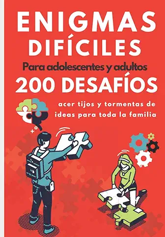 Enigmas Difíciles para Adolescentes y Adultos: 200 Desafíos y Rompecabezas con Soluciones. Libro de Juego para Agudizar su Mente Lógica a Partir de 12 Años.  