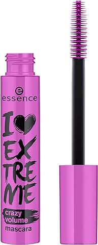 ESSENCE I Love Extreme Crazy Volume Máscara de Pestañas, Negro.  