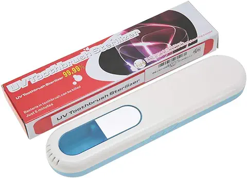 Esterilizador de Cepillo de Dientes UV, Desinfectante de Cepillo de Dientes UV, Desinfectante de Limpieza de Cabezal de Cepillo de Dientes Portátil Desinfectante (1#)  