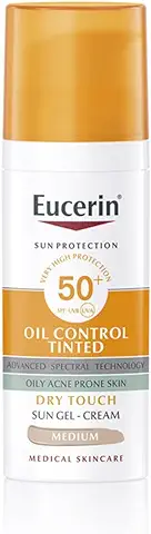 Eucerin Gel Cream Oil Control Dry Touch SPF50+ Tinted Medium - Novedad!  