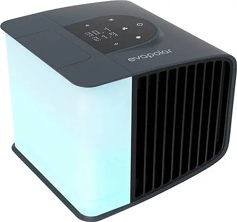 Evapolar EvaSmart EV-3000 - Enfriador de aire Evaporativo Personal y Humidificador Portátil EV-3000, Color gris  