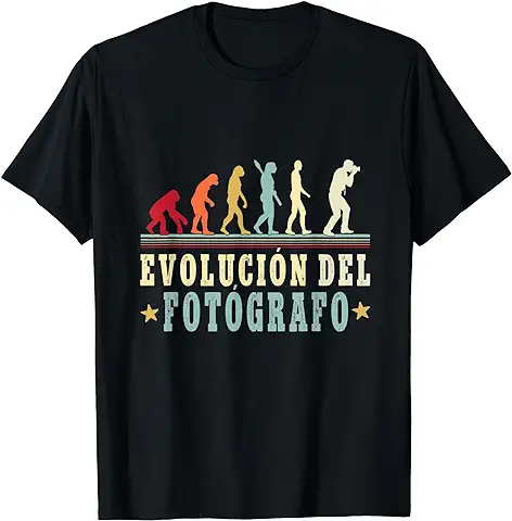 Evolución del Fotógrafo - Cámara Fotografía Accesorios Camiseta  