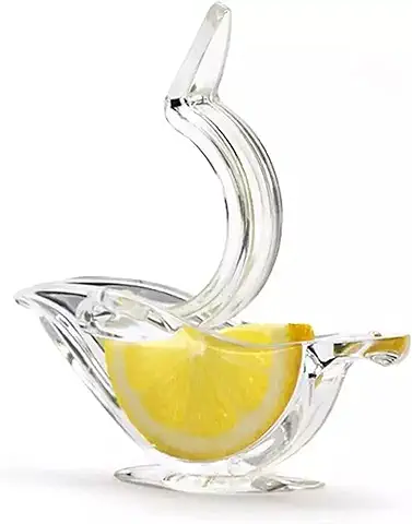 Exprimidor de Limón Manual con Forma de Pájaro, Perfecto para Cócteles, Zumos, Mariscos, Parrillas | Bird Lemon Squeezer, Prensador Prensa Manual, Salsera de Limón, Lima, Naranja. (1)  