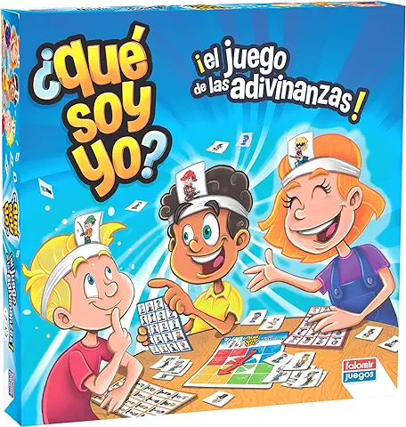 Falomir - Juego de Mesa ¿Qué Soy Yo? | Mejora Vocabulario y Desarrollo Motriz | Intelectual | Sensitivo | Edad 7 Años | Perfecto Parta Jugar en Familia  