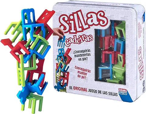 Falomir- Sillas Juego de Mesa, Multicolor, 26x8 cm (28022)  