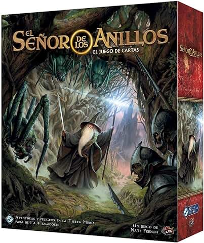 Fantasy Flight Games, El Señor de los Anillos Caja Básica Ed, Revisada, Juego de Cartas en Español (MEC101ES), Multicolor  