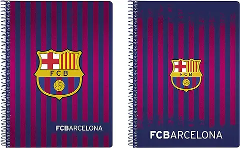 FCB FC Barcelona Bloc Tapa Dura, Unisex, Azul, 22 cm  