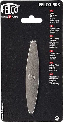 FELCO 903 Piedra de Afilar Diamante (piedra de Acero Templado, para Tijeras de Podar árboles, Viñas y Jardines, para Afilar, Desbarbar, Endurecer la Hoja), 26 x 16 x 12 cm  