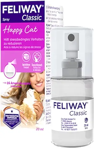 Feliway Classic, Spray Feromona Facial Anti Estrés para Gatos - 20 ml