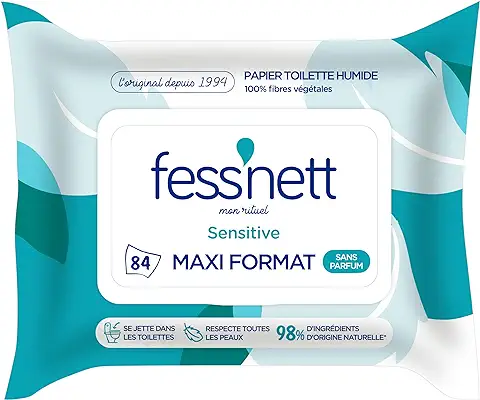 Fess'Nett - Papel Higiénico de Humide Sensitive Maxi pack 1 Unidad  