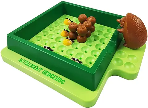 FIBOGOUP Hedgehog Maze Juegos de Mesa para Niños de 6 Años en Adelante, Juego de Rompecabezas con 50 Desafíos, Juegos de Habilidad para Mejorar el Pensamiento Lógico, Regalos para Niños y Niñas  