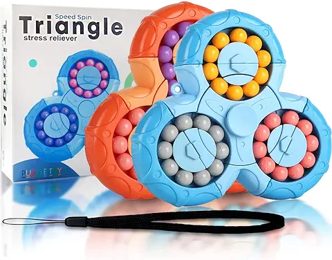 Fidget Spinners – Rompecabezas para Adultos, Juguetes Sensoriales para Niños Autistas, Juguetes Antiestrés – Reducción del Estrés y Alivio de la Ansiedad, Juguete Sensorial de Mano  