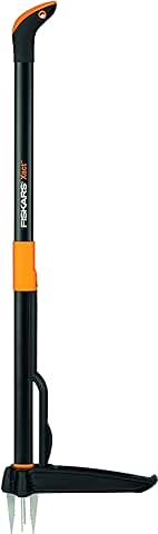 Fiskars Extractor de Maleza, Longitud: 1 m, Negro/Naranja, Xact, 1020126  