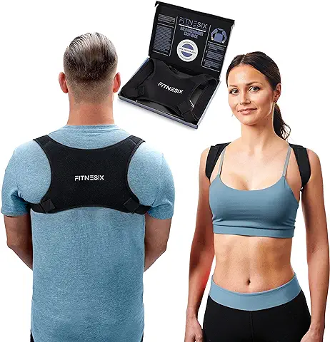 FITNESIX® 2022 - Corrector de Postura para Hombre y Mujer con Bandas Elásticas de Movimiento (XS/S)  