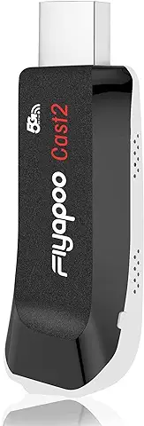 FIYAPOO Miracast Dongle 4K & 5G Wireless Wi-Fi HDMI Dongle Streaming para Android/iOS/Window/Mac OS Ordenador Portátil, Tableta, PC a HDTV/Monitor/proyector (Miracast, DLNA, Airplay)  