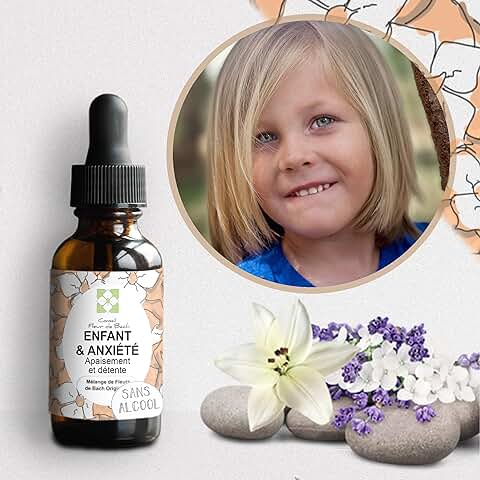 Flores de Bach Niño y Ansiedad SIN ALCOHOL: Aliviar la Ansiedad de los Niños con Productos Naturales  