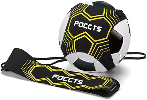 FOCCTS 3 Tamaños,Accesorios Futbol,Cinturón de Pelota de Fútbol,Fútbol Traine,Global Park Futbol,Entrenador Futbol,Equipo de Entrenamiento de Fútbol,Práctica en Solitario con Cinturón  