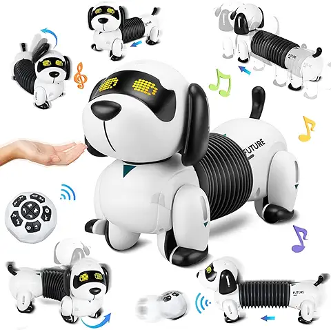 FORMIZON Perro Robot para Niños, Robot Teledirigido, Robot Programable Música Dance, Juguetes Robot Interactivos Inteligentes, Regalos Creativos para Niños y Niñas 3-12 Años  