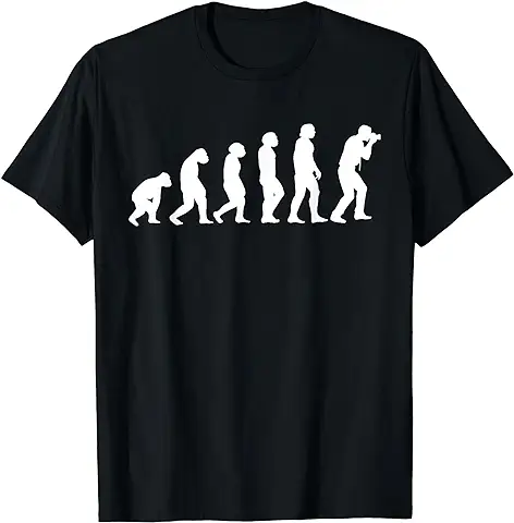 Fotógrafo Evolución Fotografía Divertida Fotografía Camiseta  