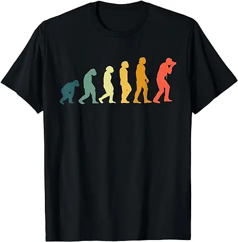 Fotógrafo Evolución Fotografía Divertida Fotografía Camiseta  