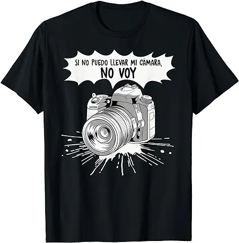 Fotografia Cámara Fotografo Profesional Regalo Camiseta  