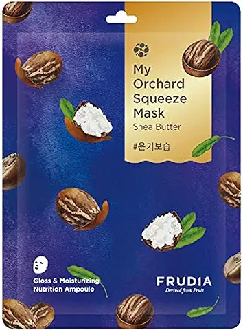 FRUDIA. My Orchard Mascarilla Facial con Extracto de Manteca de Karité. Nutrition Ampoule. Hidrata y Nutre Intensamente. Sin Sensación Pegajosa. Contenido 20 ml.  