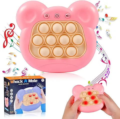 Funmo Pop Fidget It Toy, Pop Juego Electrónico Sensorial, Presión Rápida Controlador de Juego, Anti Stress Fidget Squeeze Toy, Vejiga Juguete Sensorial Fidget para Niños y Adultos  