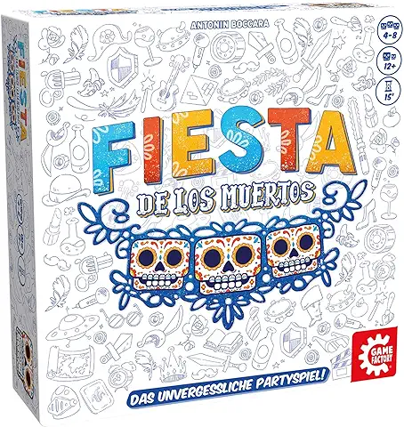 Game Factory - Fiesta de Los Muertos: Juego de Fiesta Cooperativo Inolvidable para 4 a 8 Jugadores a Partir de 12 Años, 646279 | Alemán  
