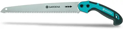 GARDENA Sierra de Jardín 300 P: Sierra Manual para Madera Protegida Contra la Oxidación, Dentado Preciso para un Corte Liso, con ojal para Colgar y Protección Contra el Corte (8745-20)  