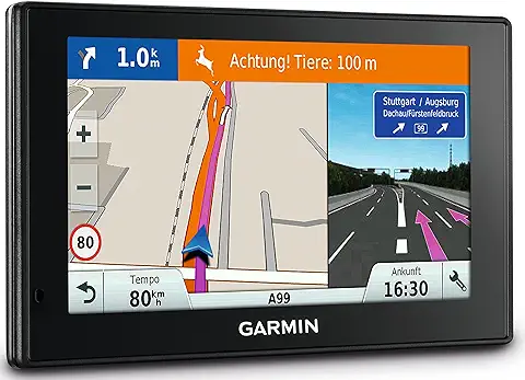 Garmin DriveSmart 60 EU LMT-D - Navegador GPS con Mapas de por Vida y Tráfico Digital (Pantalla de 6", Mapa Europa Completo)  