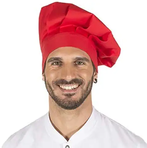 GARY´S Sombrero de Cocinero Ajustable de 19 Colores. Accesorios de Cocina para Hoteles, Restaurantes, Barbacoas, Fiestas, Large.4481V0. 65% Poliéster-35% Algodón. 4481V  