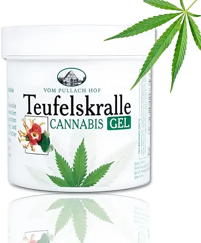 Gel/Crema Cannabis Dolores Articulares con Herpagofito | Crema Masaje Relajante Muscular | Cannabix Crema con Efecto Calmante | Gel de Cañamo Cannabidiol | Crema Antiinflamatoria Especial Deportistas  