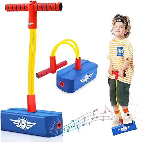 GeschenPark Pogo Stick para Niños, Regalos Cumpleaños & Aire Libre Deporte Juguetes - Carga MAX 100 KG  