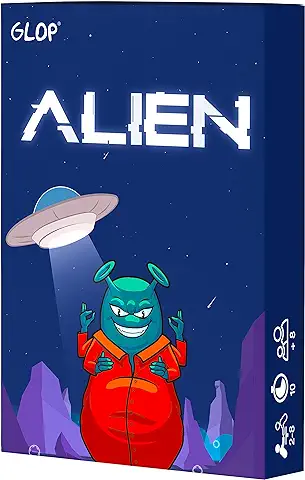 Glop Alien - Juego de Cartas para Niños y Adultos - Partidas Rápidas y Divertidas para Toda la Familia - Juegos de Mesa para 2 a 8 Jugadores - Niños de +10 Años  