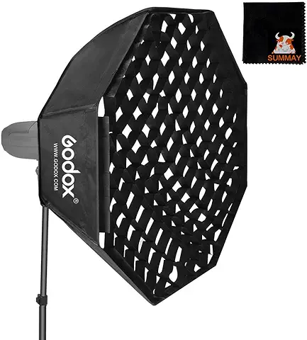 GODOX Softbox Studio Flash Grid 120cm Bowens Mount con Bolsa de Transporte para Producto Retrato Fotografía Estudio Speedlite (SB-FW120CM)  