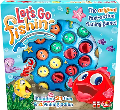 Goliath Let's Go Fishing Original Juego de Pesca para Niños, Más de 3 Años.  