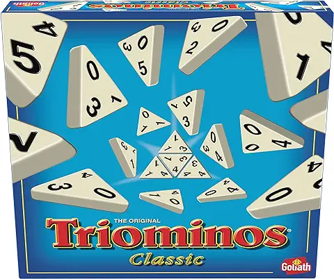 Goliath - Triominos Classique - Juego de Estrategia - Juego de mesa Tradicional - Para Jugar en Familia o con Amigos - De 2 a 4 Jugadores - A Partir de 6 Años  