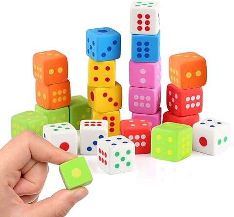 Gomas De Borrar,24 Piezas Multicolor Goma de Borrar Borrador de Dados Lindo,Gomas de Borrar Mini Gomas de Borrar Creativa Borrador Para Niños,Para Escuela,Oficina,Artículos De Papelería  