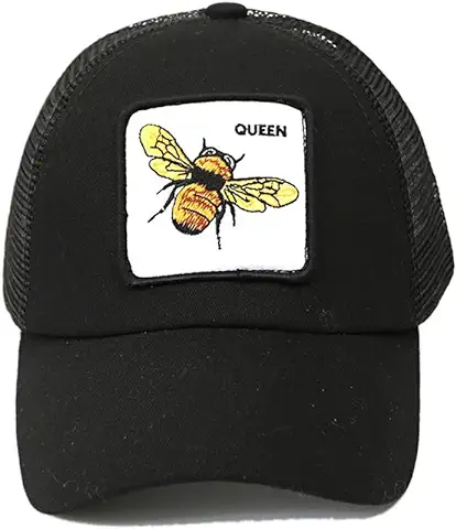 Gorra De Béisbol Rápida Sun Dry Protección De Malla Bordado Abeja Unisex Deportes Al Aire Libre Los Sombreros con Hebilla Ajustable  