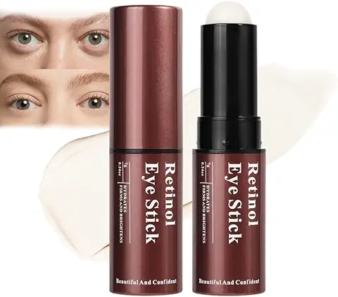 Greyghost Retinol Crema de Ojos para Ojeras y Bolsas, Retinol Contorno de Ojos con Ácido Hialurónico, Crema de Ojos para Ojeras y Bolsas  