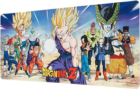 Grupo Erik Alfombrilla Ratón Dragon Ball Z Cell Saga - Mousepad XXL - Tapete Escritorio Gaming Manga - Accesorio Gamer  