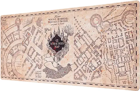 Grupo Erik Alfombrilla Ratón Harry Potter Mapa del Merodeador - Alfombrilla Gaming / Alfombrilla XXL - Alfombrilla Escritorio - Mousepad XXL Ideal Accesorio Gamer - Regalos Hary Potter, Oficial  