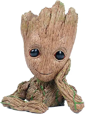 GTLAOGS Groot Maceta Guardianes de la Galaxia Bebé Figuras de Acción Modelo Lindo Juguete Pen Pot  