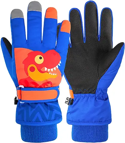 Guantes de Esquí Invierno para Hombre Mujer -22 ºC Cálido Aislamiento Aire Libre a Prueba de Viento Impermeable Nieve Protegen al Esquí Snowboard Trituración Traspaleo Bolas  