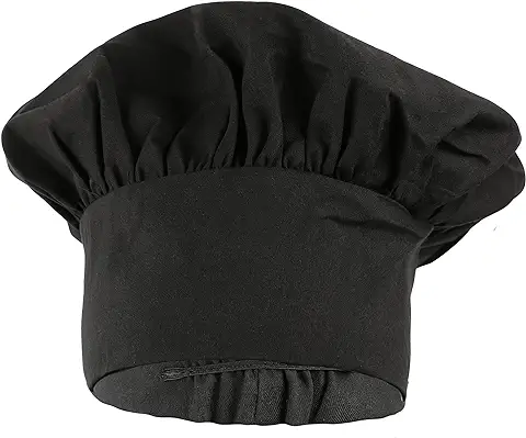 H HANSEL HOME Gorro de Chef Gorro Cocinero para Adulto con Elástico  