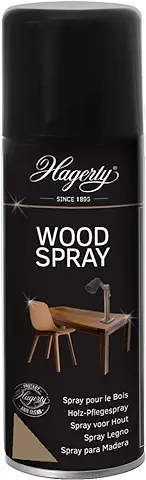 Hagerty Wood Spray 200 ml I Spray para Limpiar, Hidratar y Proteger Superficies y Artículos de Madera I Revitaliza y Devuelve el Brillo a Cualquier Mueble o Superficie de Madera sin Dañarlo  