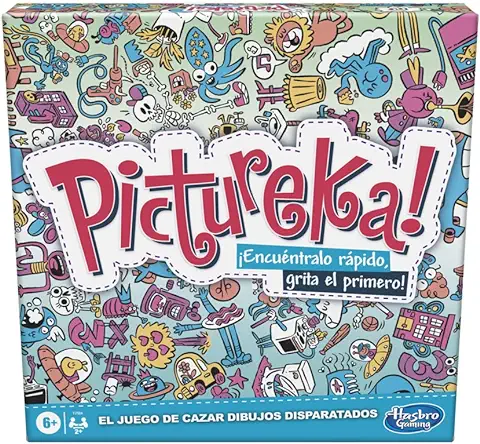 Hasbro Gaming F2564105 Juego Pictureka, Juego de Dibujos de Mesa Infantil, Divertido Juego Familiar, para Mayores de 6 Años, Multicolor, único  