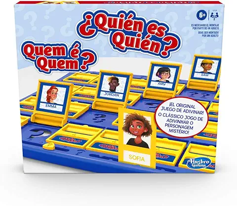 Hasbro Gaming Quién es Quién, 2 Jugadores  