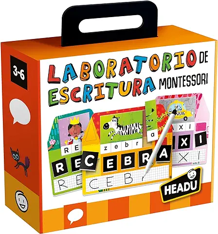 Headu Laboratorio de Escritura. Juego Infantil Educativo Aprender a Leer y Escribir. Niño y Niñas de 3 a 6 Años (ES28160)  